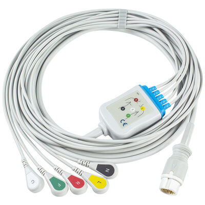 Cavo ECG 5 derivazioni 12 pin M1975A per adulti e pediatrici