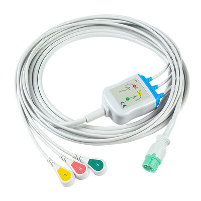 Yonker IE12 E12 E12S 9Pin Multi-Parameter Monitor ECG Cable