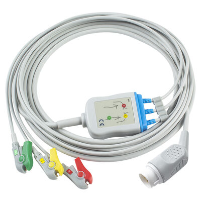 Ph 43100A 8Pin ECG Cavi e fili di conduzione HP macchina defibrillatore CodeMaster XL+