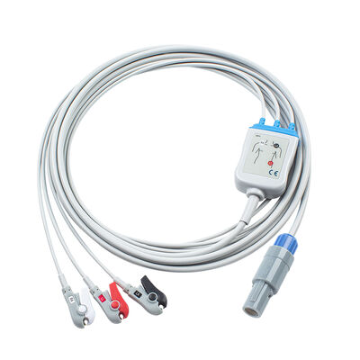 Huntleigh 8Pin Multi-Parameter Monitor Smartsigns Compact 300 500 Cable ECG Cavi ECG e fili a piombo