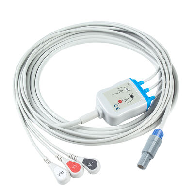 Huntleigh 8Pin Multi-Parameter Monitor Smartsigns Compact 300 500 Cable ECG Cavi ECG e fili a piombo