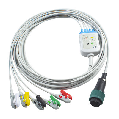 Cavo ECG monopezzo Saadat 6pin 8pin e conduttori