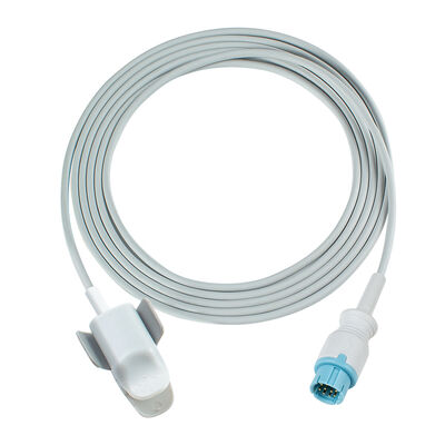 Cavo sensore SpO2 a 10 pin compatibile con LEPU Creative Aiview V12 V10 PH10 PH12 VX VS con lunghezza di 2,5 m