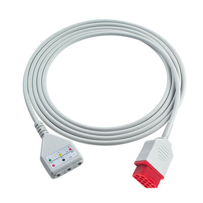 Cavo Adattatore ECG Biolight 12 Pin 3 5 Lead O-ximax Tech AnyView A2 A6 A4 A8 Q7 Q5 Cavo di Estensione ECG Stile Din