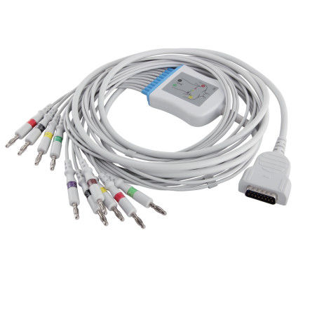Connettore MAC500 MAC600 2104727-001 di IEC 4.0Banana del cavo e dei Leadwires di elettrocardiogramma di GE Marqutte
