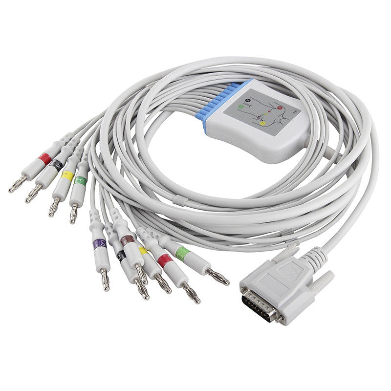 Connettore di IEC 4.0Banana del cavo SE-3, SE-12 01.57.107048 di elettrocardiogramma di Edan e dei Leadwires