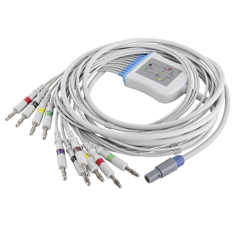 Connettore di IEC 4.0Banana del cavo e dei Leadwires di elettrocardiogramma di Welch Allyn SE-PRO-600 M2461A