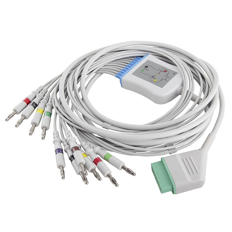 elettrocardiogramma CableLeadwires 4.0Banana di Nihon Kohden Giappone BSM-2301 BSM-2353 01.57.107048