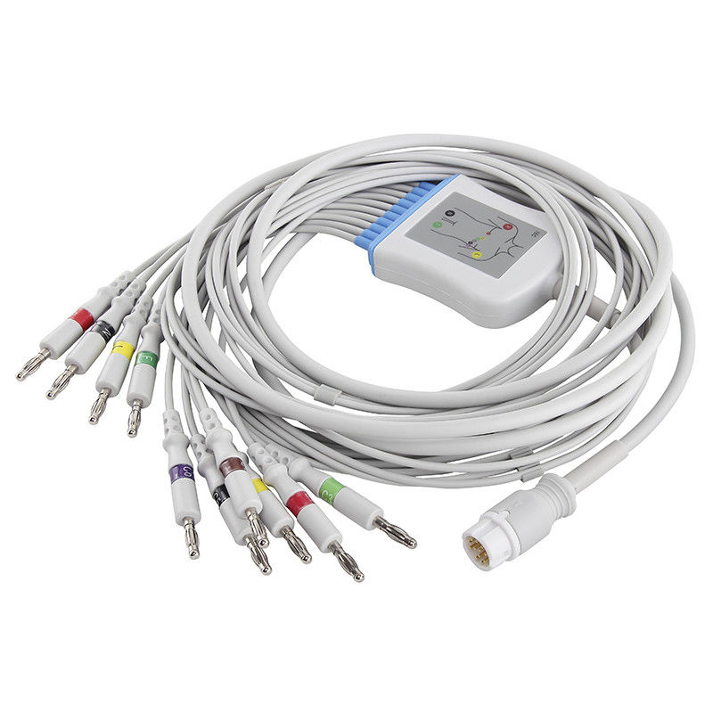 Connettore della banana di IEC 4,0 del cavo e dei Leadwires di P-Hilips/HP M17770A M1771A M2461A ECG