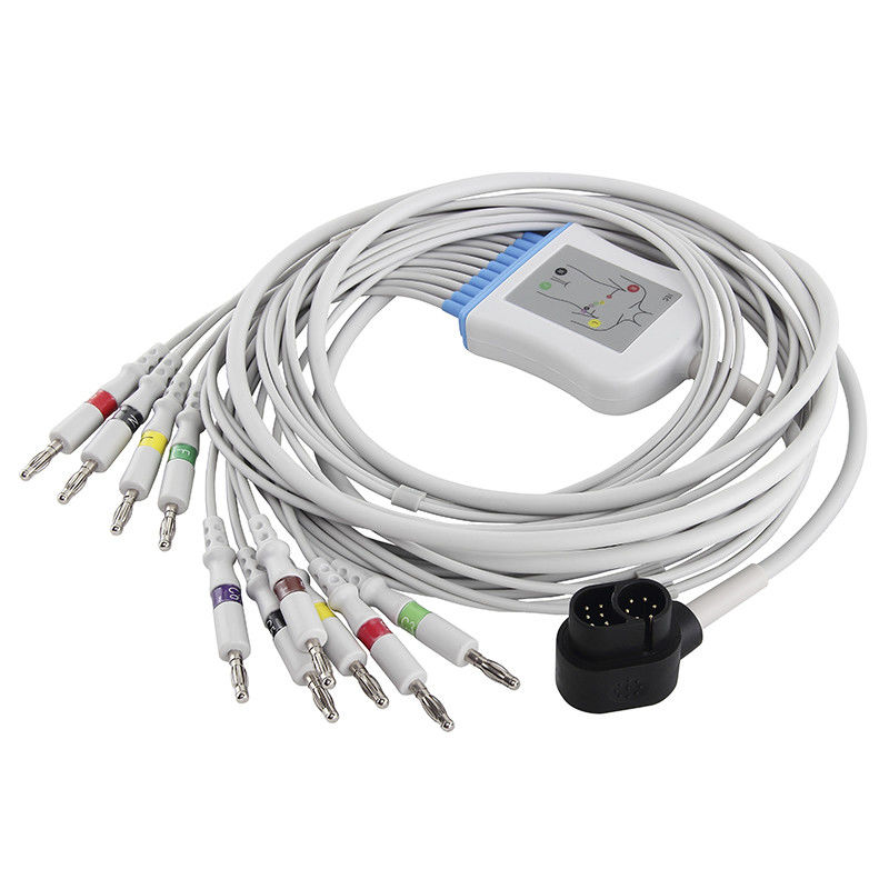 Welch Allyn Ecg Cable Model: 1500 IEC 4.0Banana del cavo e dei Leadwires di RE-PC-AHA-BAN ECG