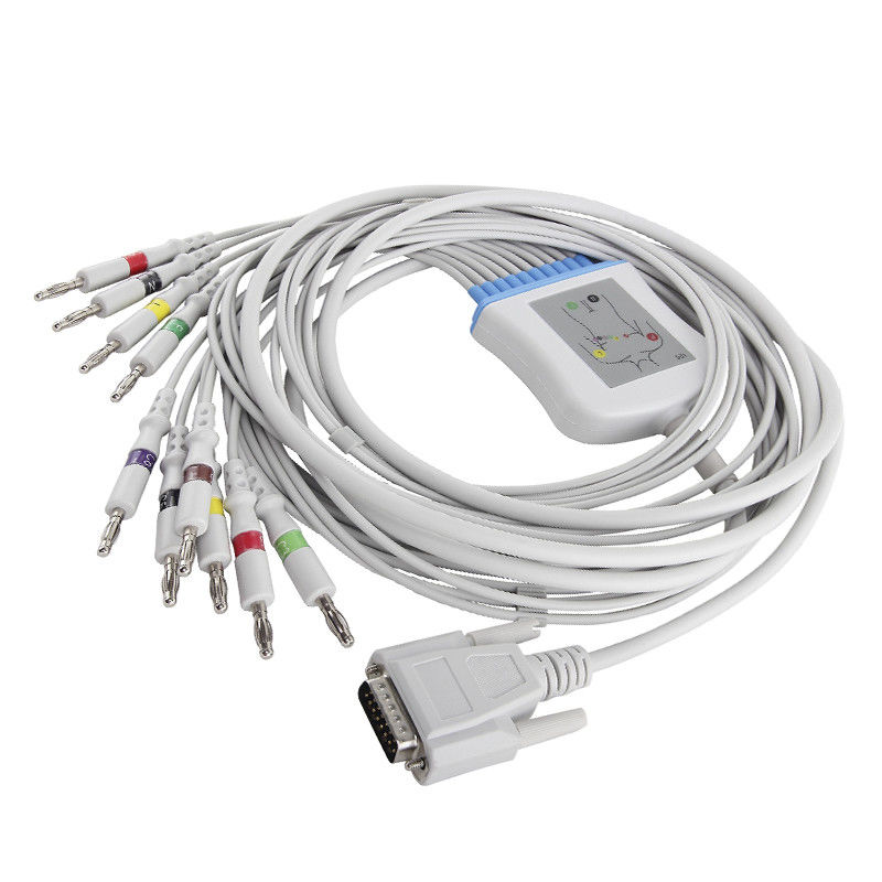 Connettore della banana di IEC 4,0 del cavo e dei Leadwires di Mindray DECG-03A M2461A ECG