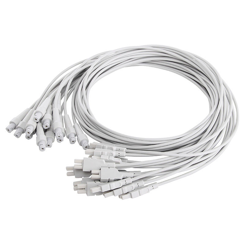 Fili di piombo di camma 14 ECG di GE 420101-002 Leadwires di elettrocardiogramma della banana di IEC 4,0