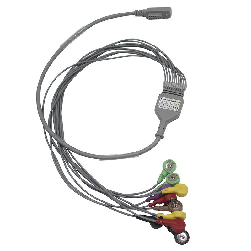 Monitor paziente del cavo del cavo e dei Leadwires 10 di Holter ECG del nuovo tipo di JincoMed