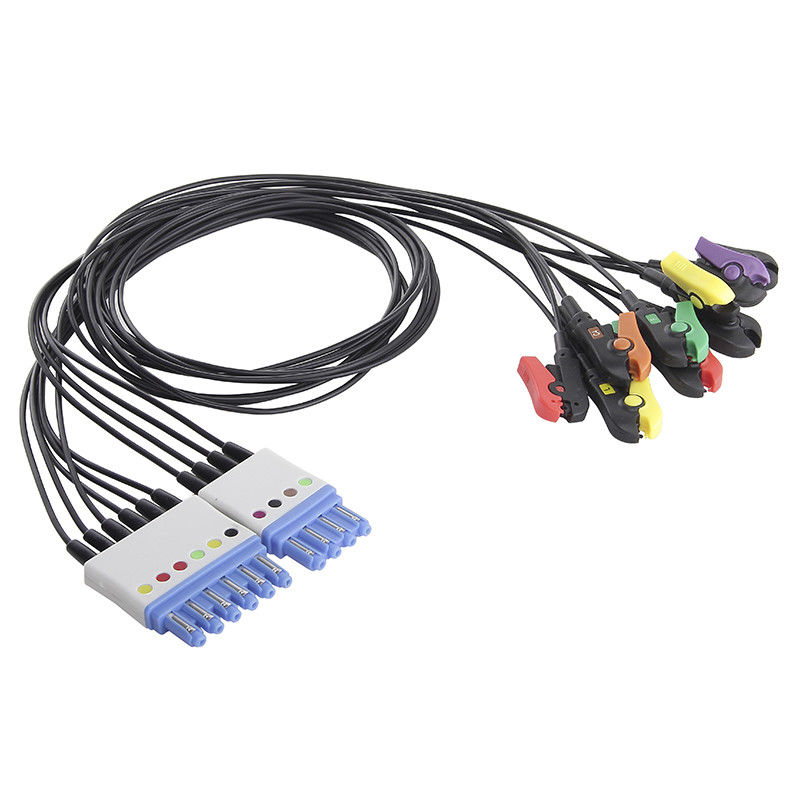 Cavo e Leadwires traslucidi dei raggi x ECG Radiotranslucent di RMI del cavo del cavo 10 della radio di stile della DG di P-Hilips