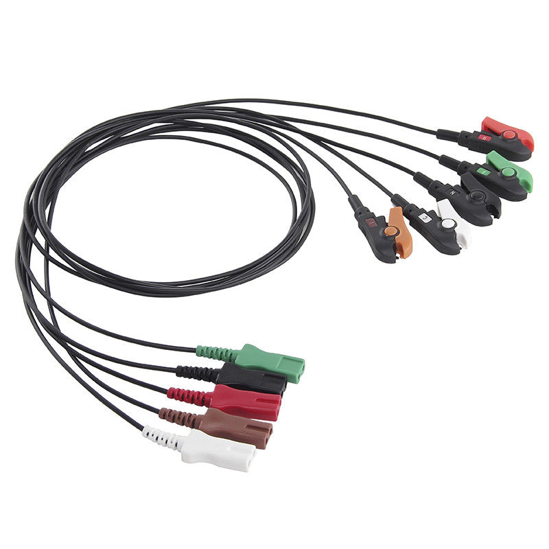 Cavo e Leadwires traslucidi dei raggi x ECG Radiotranslucent del cavo dei Leadwires 5 di Radiaotransparent ECG del cavo della radio di stile di LL