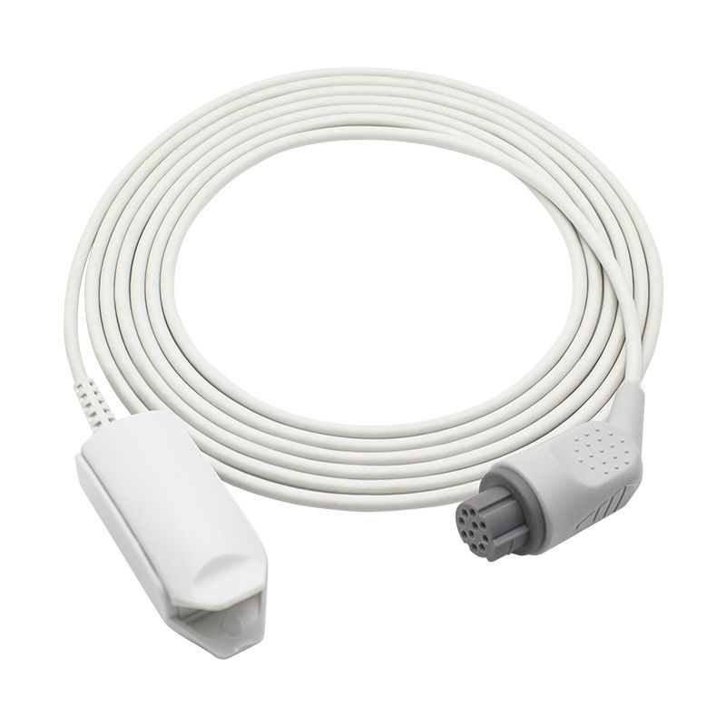 Sonda riutilizzabile del dito del sensore SpO2 AS/3 CS/5 Oscar 10 Pin Adult Spo 2 di GE OXY-F4-N TS-F4-N