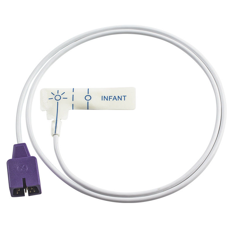 Sonda eliminabile SpO2 SpO2 della schiuma bianca infantile eliminabile del sensore di N-ellcor DB9 7pin I20 N-3000 PB-3940