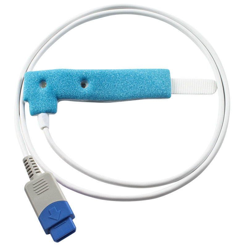 Datex Ohmeda 9 pin Sensore SpO2 usa e getta CS/3 S/5 Cardiocap/5 Bambino Neonato spugna blu Sonda SpO2 usa e getta