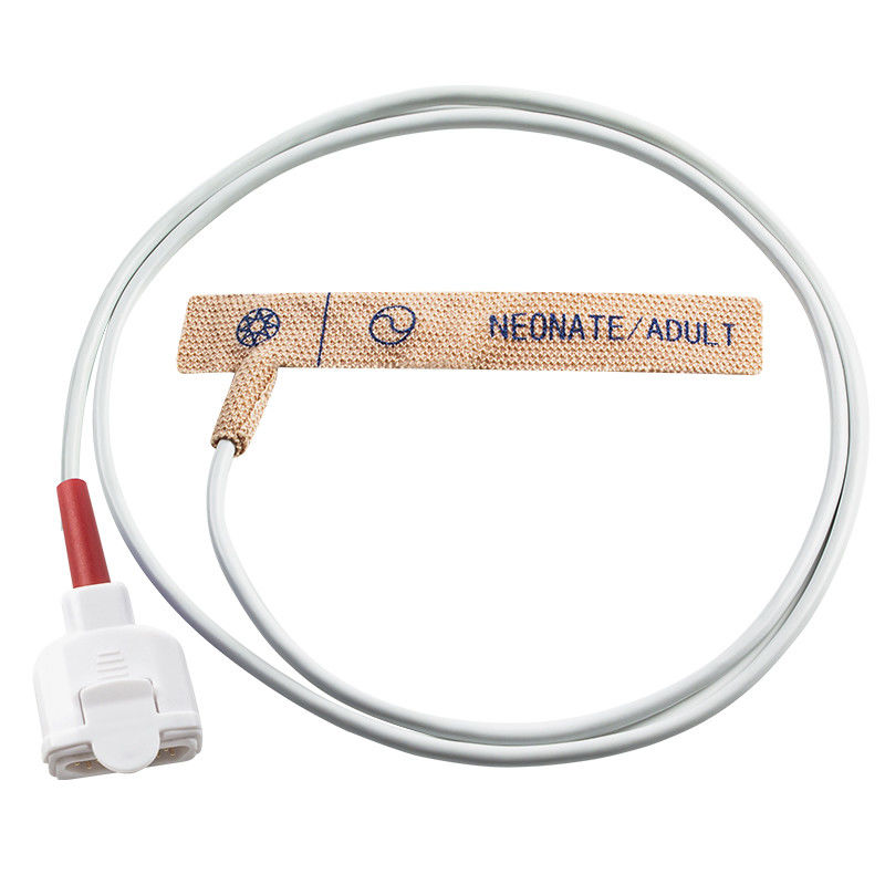 Tessuto elastico rosso della pelle di serie 11pin del sensore eliminabile SpO2 di for M-asi-mo