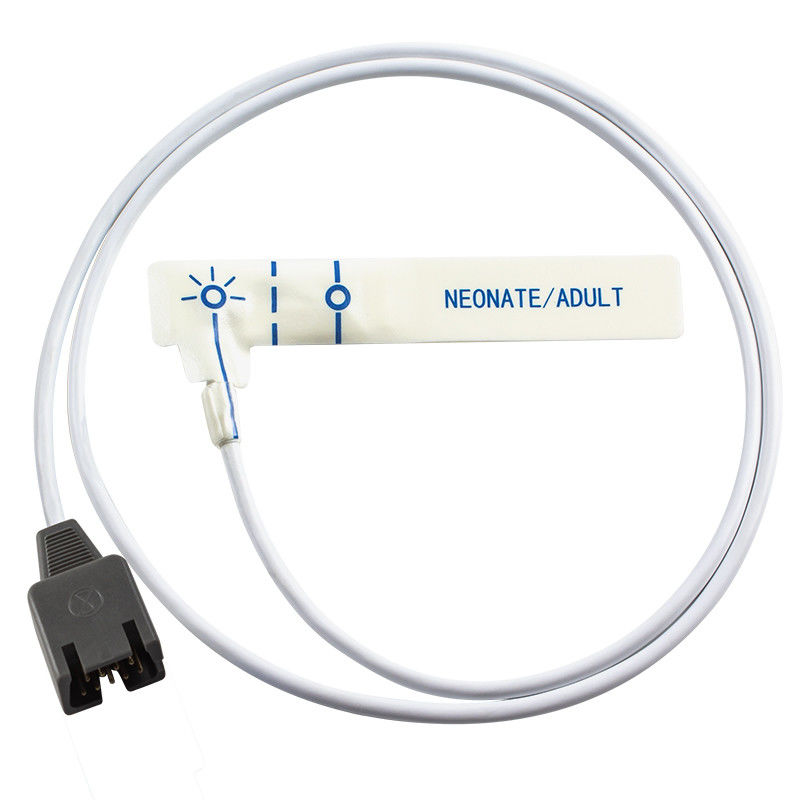 Sensore SpO2 monouso pediatrico in schiuma bianca DB9 9Pin per Rad-7 Rad-8 85CM