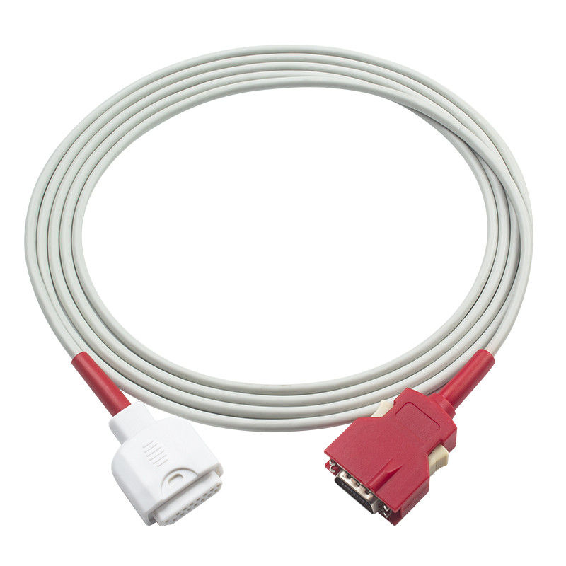 Cavo di estensione rosso di tecnologia SpO2 del sensore del cavo SpO2 del bue di impulso di for M-asi-mo 2406