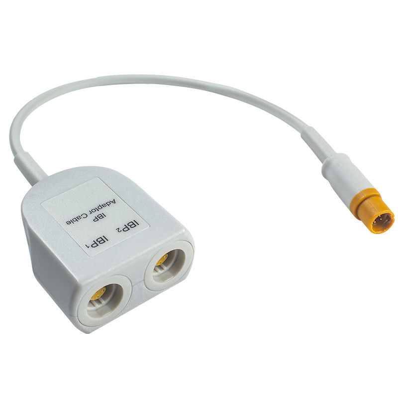 Di S-iemens Drager IBP dell'adattatore 7 cavi doppio compatibile del trasduttore di pressione sanguigna di estensione del perno del cavo - 7 del perno IBP