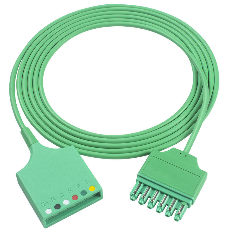 Cavo adattatore per elettrocardiografo Sie-me-ns Draeger MS16256 a 6 derivazioni, cavo di prolunga per elettrocardiografo Drager con connettore a pin singolo