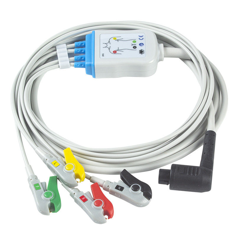 L'IEC dell'arto del cavo di Corpuls 3 ECG e del cavo dei Leadwires 4 taglia 11pin il cavo del connettore ECG