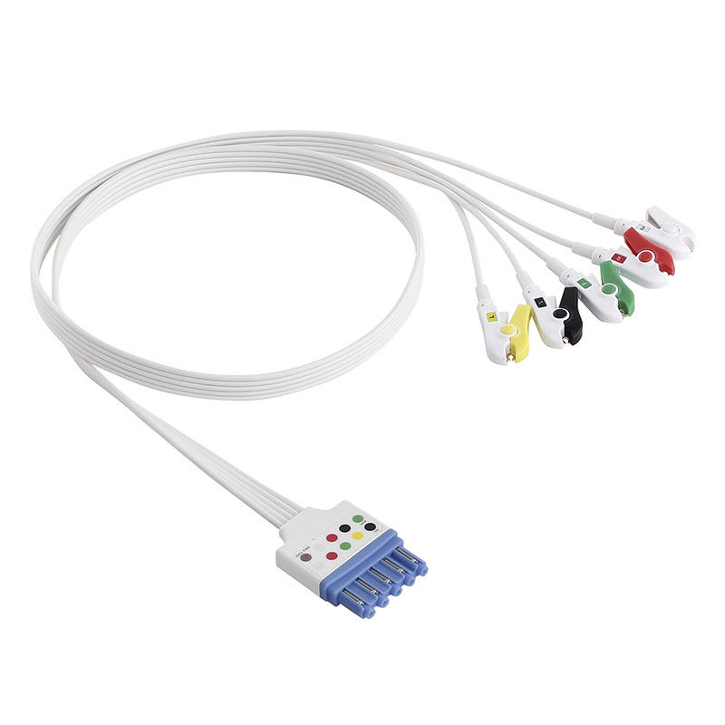 P-Hilips 989803174211 989803173131 5 IEC eliminabile di stile della DG di baccano della clip dell'arraffone del cavo del cavo ECG