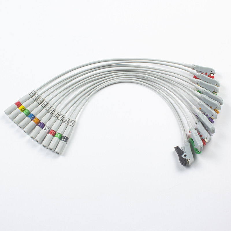 Rottura degli adattatori 989803101701 40498E 4.00MM ECG della treccia delle parti di ECG all'adattatore della spina a banana