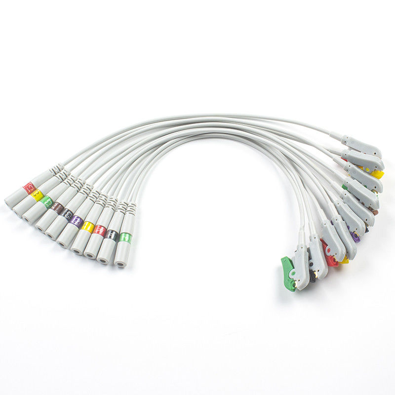 Banana Needle To Clip ECG Adapter Pigtail Adapters 3.00MM IEC ECG connettore elettrodo