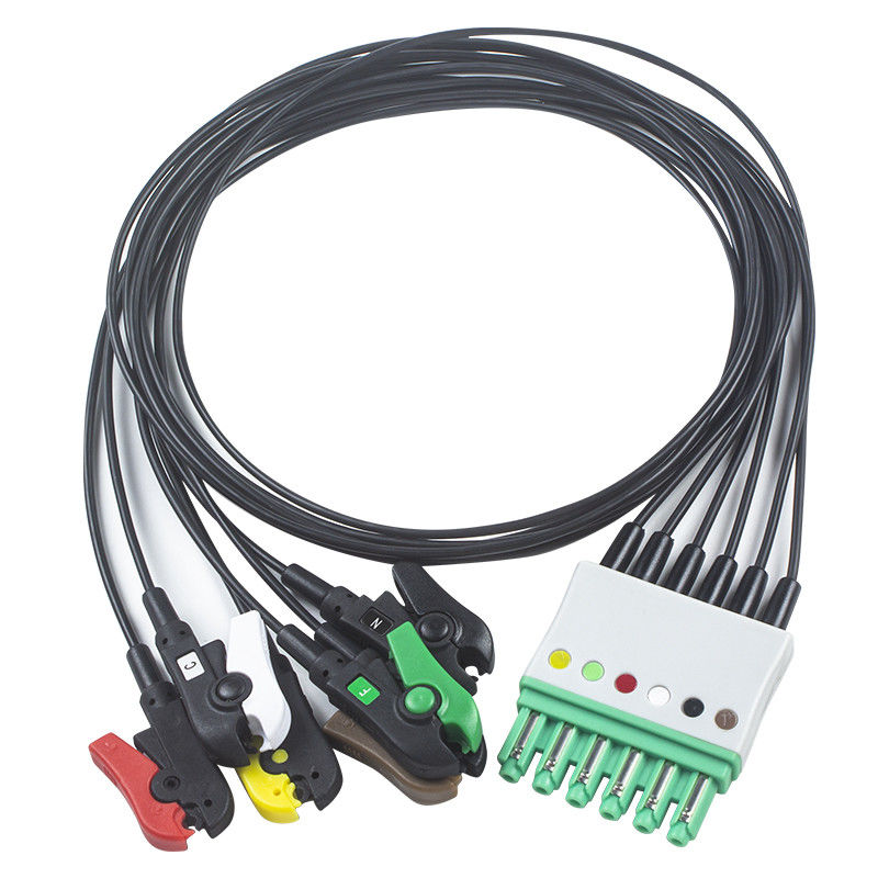 Cavo ECG S-iemens Drager Radio Trasparente a Raggi X con 5 Conduttori per Risonanza Magnetica