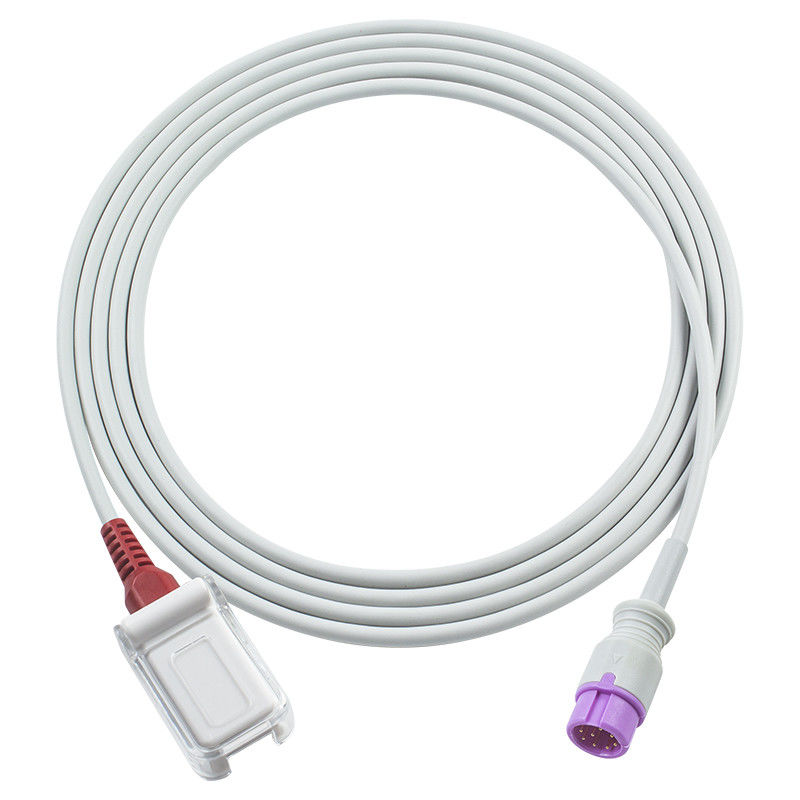 Cavo sensore Mindray SpO2 Cavo adattatore Ma-simo Red Tech 8 pin 2,4 M