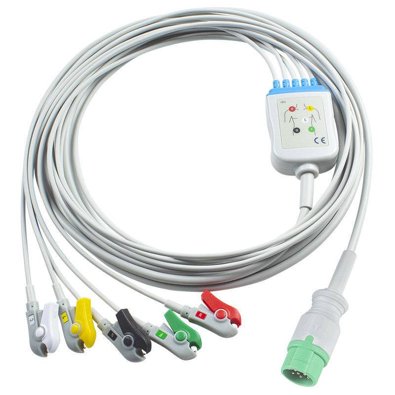 Kontron Arrow compatibile con ECG a connessione diretta Cavo e fili per 5Lead IEC Grabber