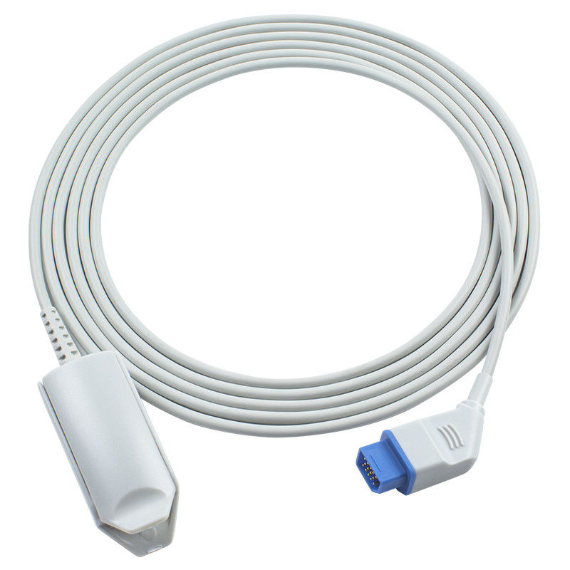Cavo sensore SpO2 diretto Nihon Kohden NHNK3014 Rotondo 14 pin BSM9800 BSM2350 Sonda SpO2 con clip per dito per adulti