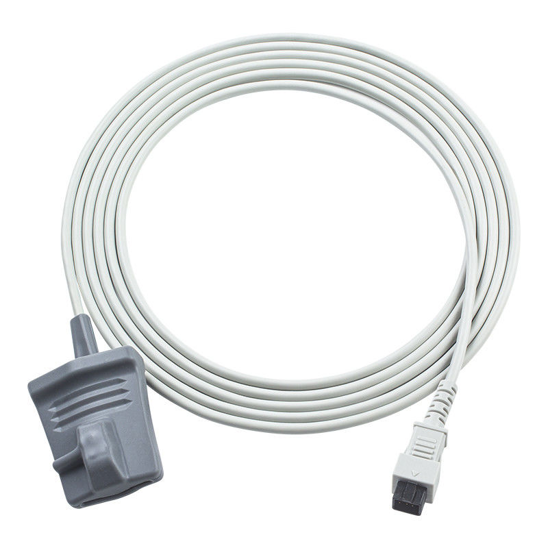 Konica Minolta Reutilizzabile Pulse Oximeter Sensor Quadrato 6 Pin Pulsox-300 Pulsox-300i 1m Corto