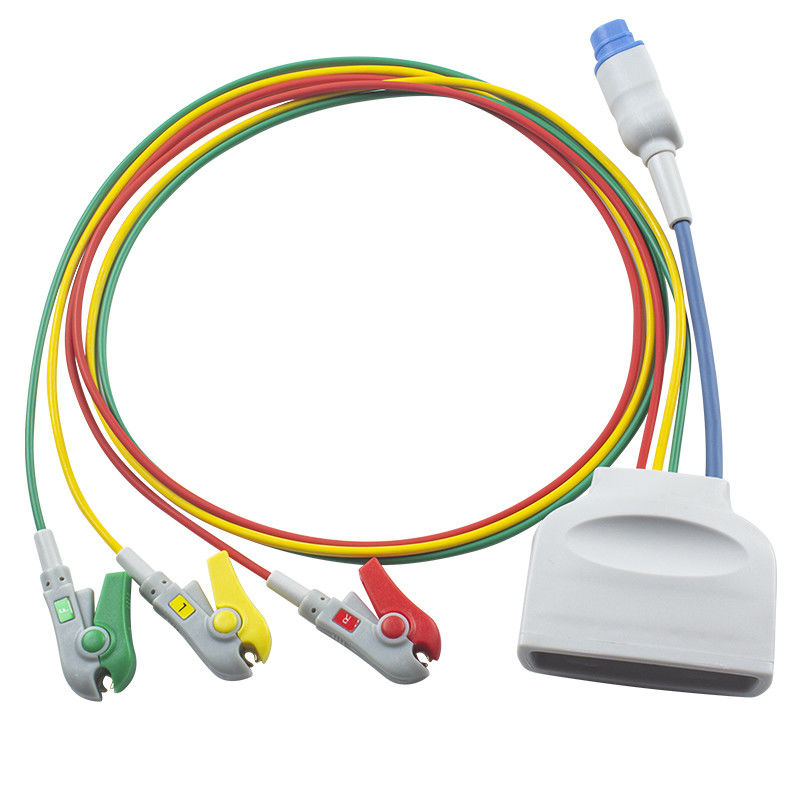 P-hilips MX40 Telemetria ECG Leadwires con SpO2 Sensor 3 Lead ECG Leadwire 989803171911