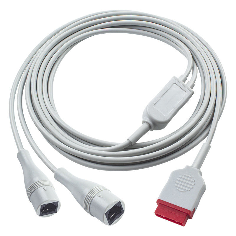 GE IBP Adapter Cable 2*Ph-Ilips 4pin IBP Extension Cable 350cm Per Cliniche / Ospedali