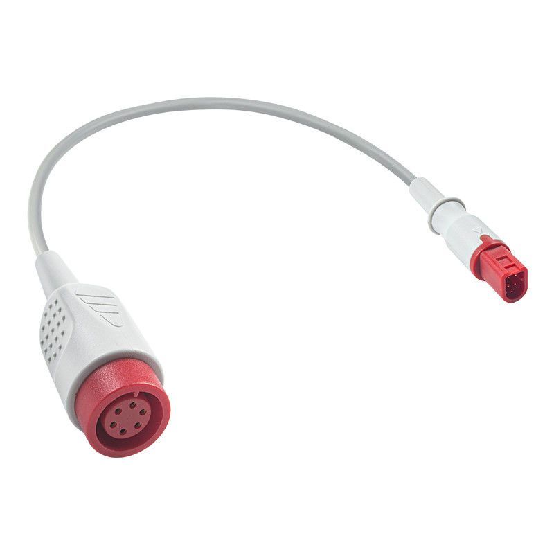 Mindray 5Pin a 6Pin Trasduttore IBP Adapter Cable TPU IBP Cable di estensione 0.3Meter