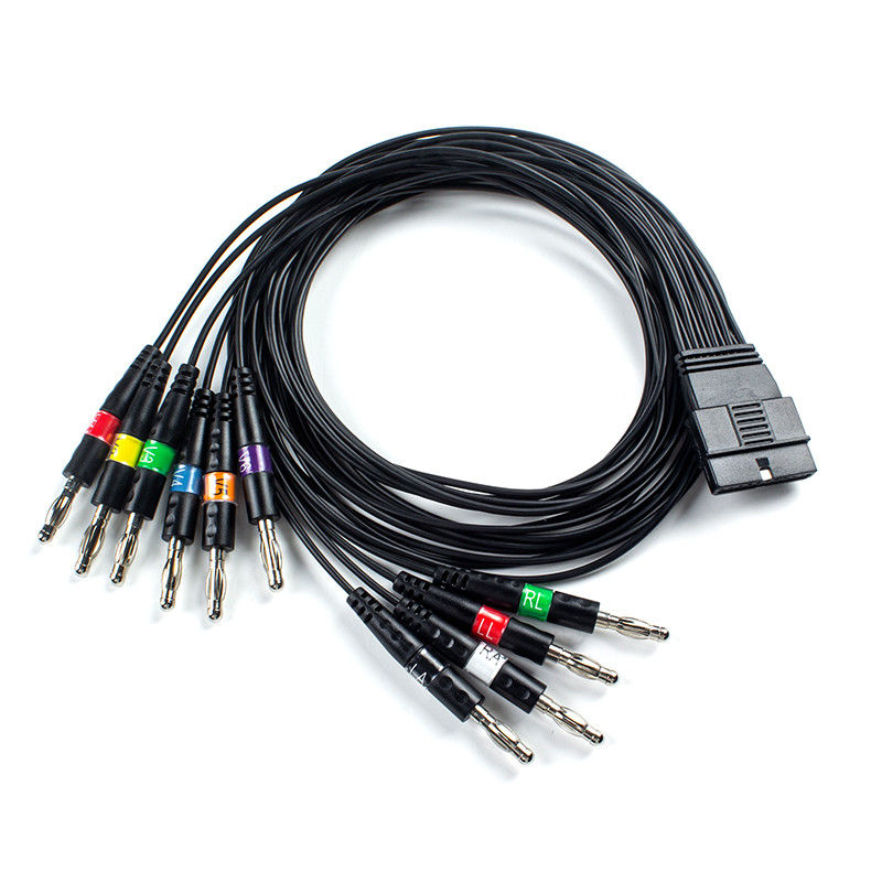 10 Cavi per ECG del paziente AHA per FT-1 Codice 2.400331 per S-Chiller