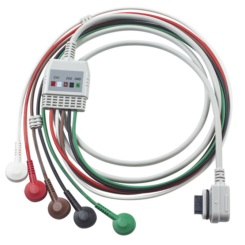 Cable ECG 5Lead Holter GE Seer ECG 2008594-001 Cable compatibile con GE SEER LIGHTR
