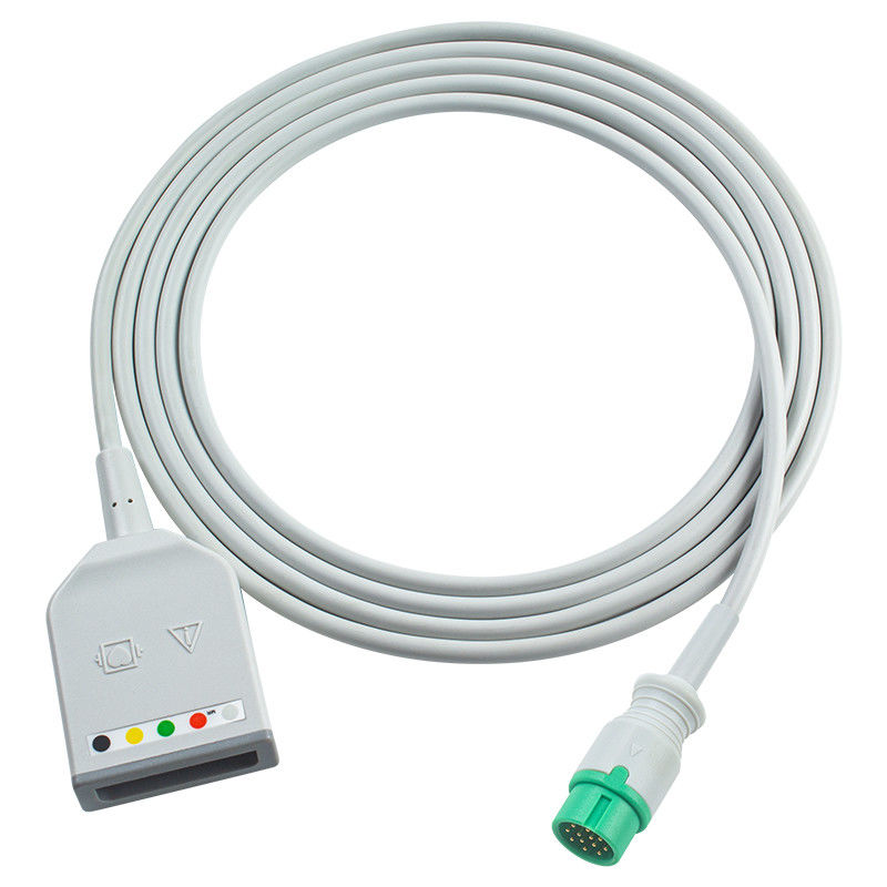 Biolight 12Pin 5Lead ECG Trunk Adapter Cable AnyView A2 A6 A4 A8 Q7 Q5 Cable di estensione ECG Euro Style