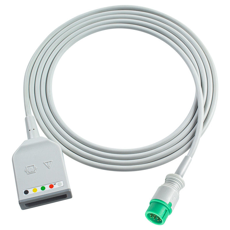 Mindray Datascope 12Pin 5Lead ECG Trunk Adapter Cable 0010-30-42719 009-004728-00 Cable di estensione ECG