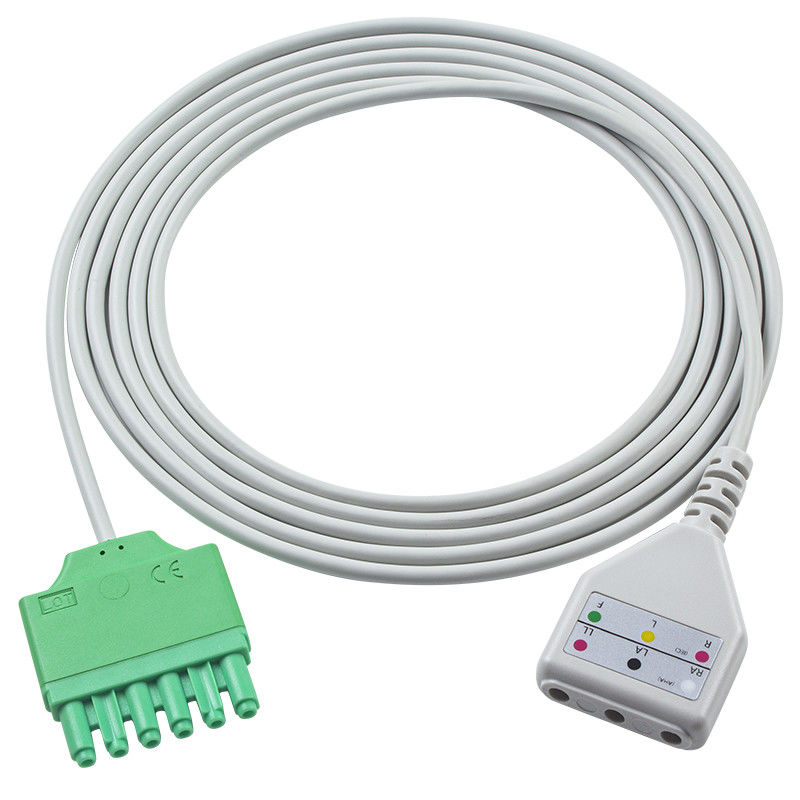 S-iemens Drager Infinity M540 ECG Trunk Adapter Cable Draeger ECG Cable Din Style ECG Cavi di estensione