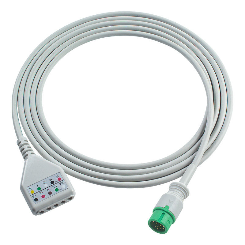 Comen 12Pin ECG Trunk Adapter Cable C50 C70 C90 NC12 NC8 ECG Cable Euro Style ECG Cavi di estensione