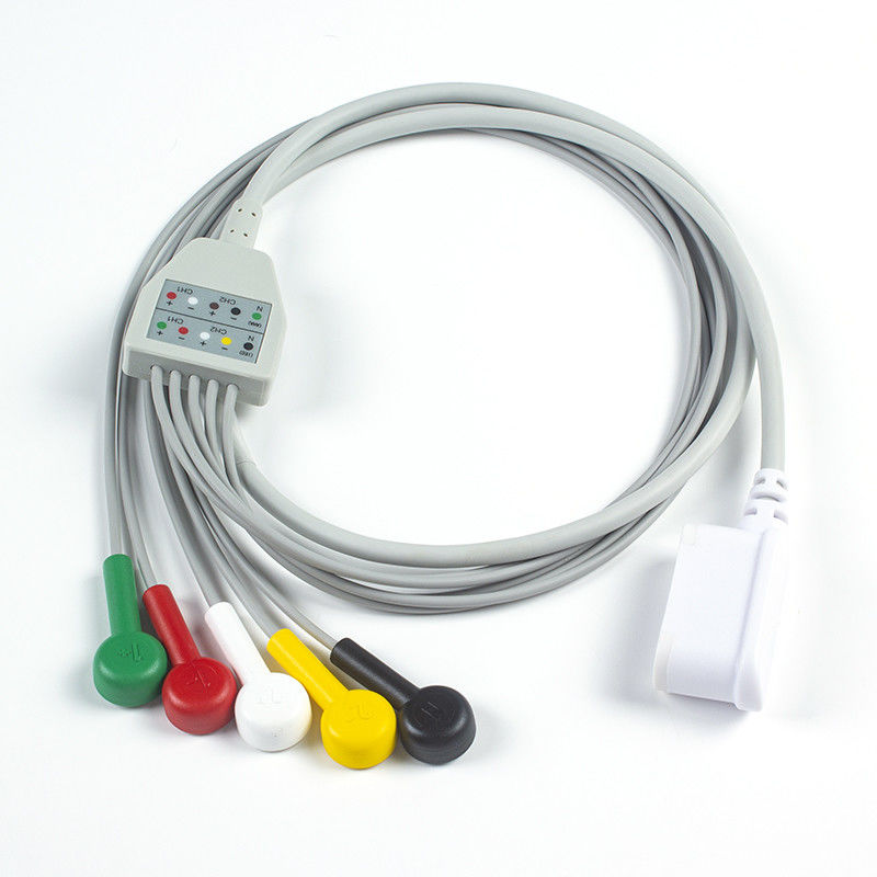 Compatibile GE SEER 1000 Leadwire set 2104816-001 GE Seer 5 Lead IEC Snap 2067634-019