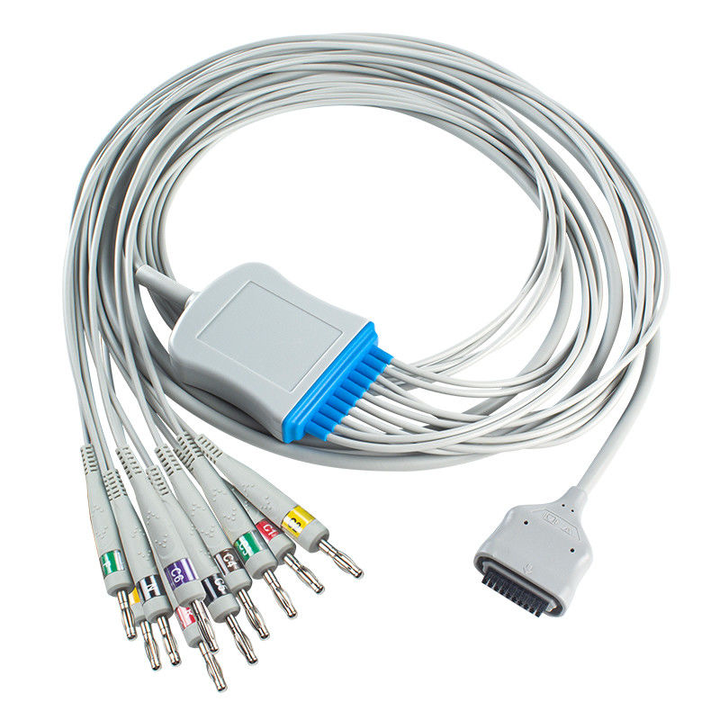 EDAN Dx12 10Lead ECG Holter Cable Banana For Trunk Lunghezza del cavo 2.2M Compatibilità