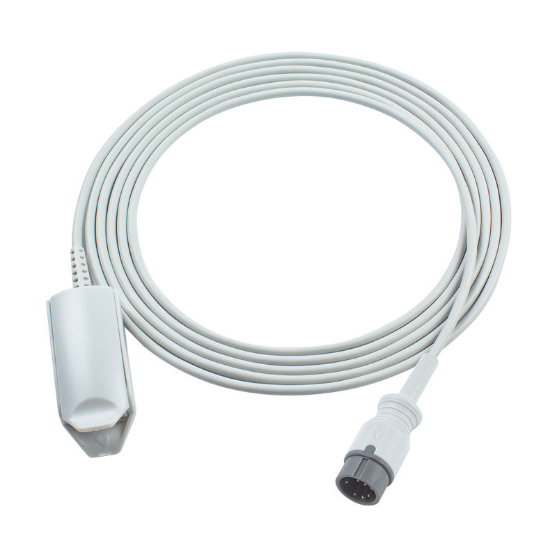 Cable di prova Zoncare SpO2 compatibile per Zoncare PM7000D Probe 6Pin Adult Digital 3.0M PM7000C
