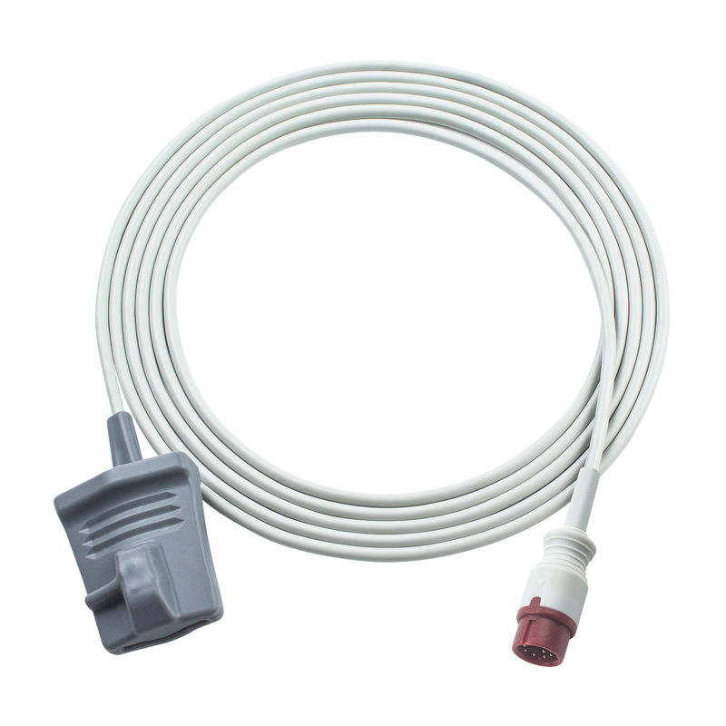 Compatibile Biolight S12 Sensore di gomma per adulti SpO2 Biolight M12 S M Serie 9Pin 3.0M