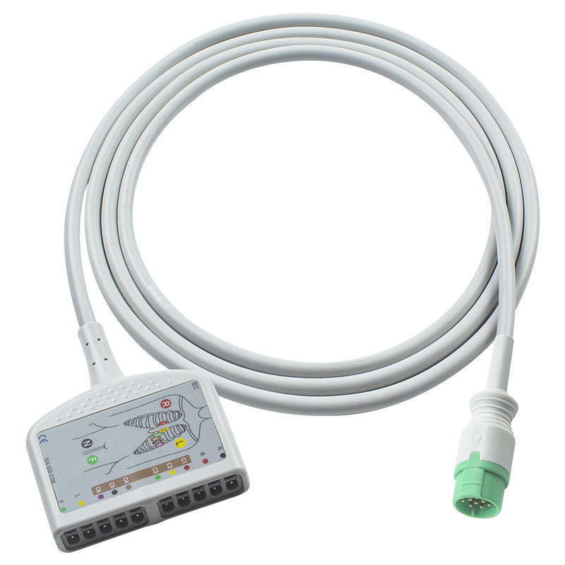 Compatibile con Mindray BeneHeart D6 ECG Cable tronco ECG per Mindray defibrillatore